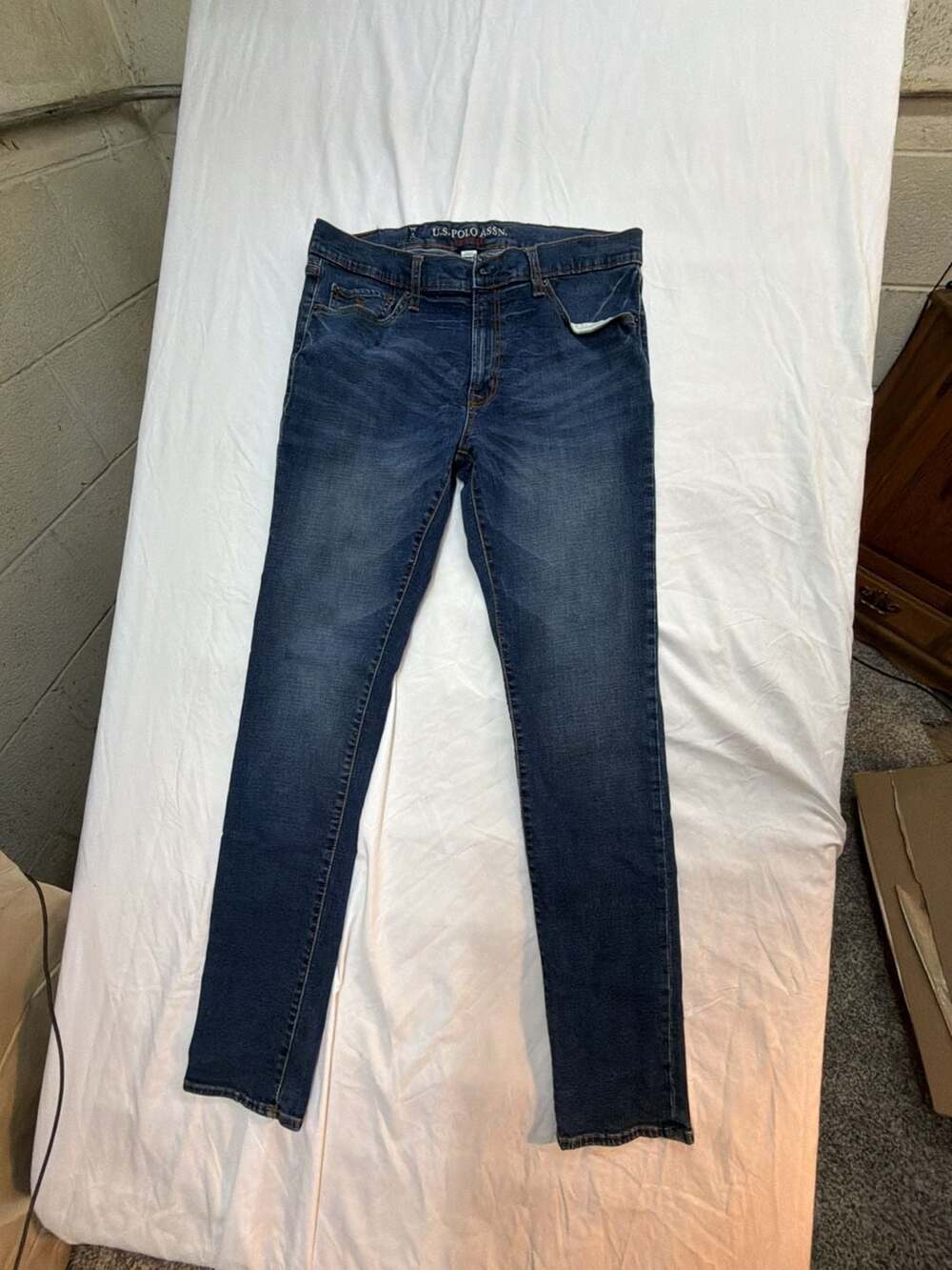 U.S. Polo Assn. Denim Co. Men's Medium Wash Slim Fit Jeans